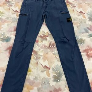 Stone Island Navy Cargo Pants
